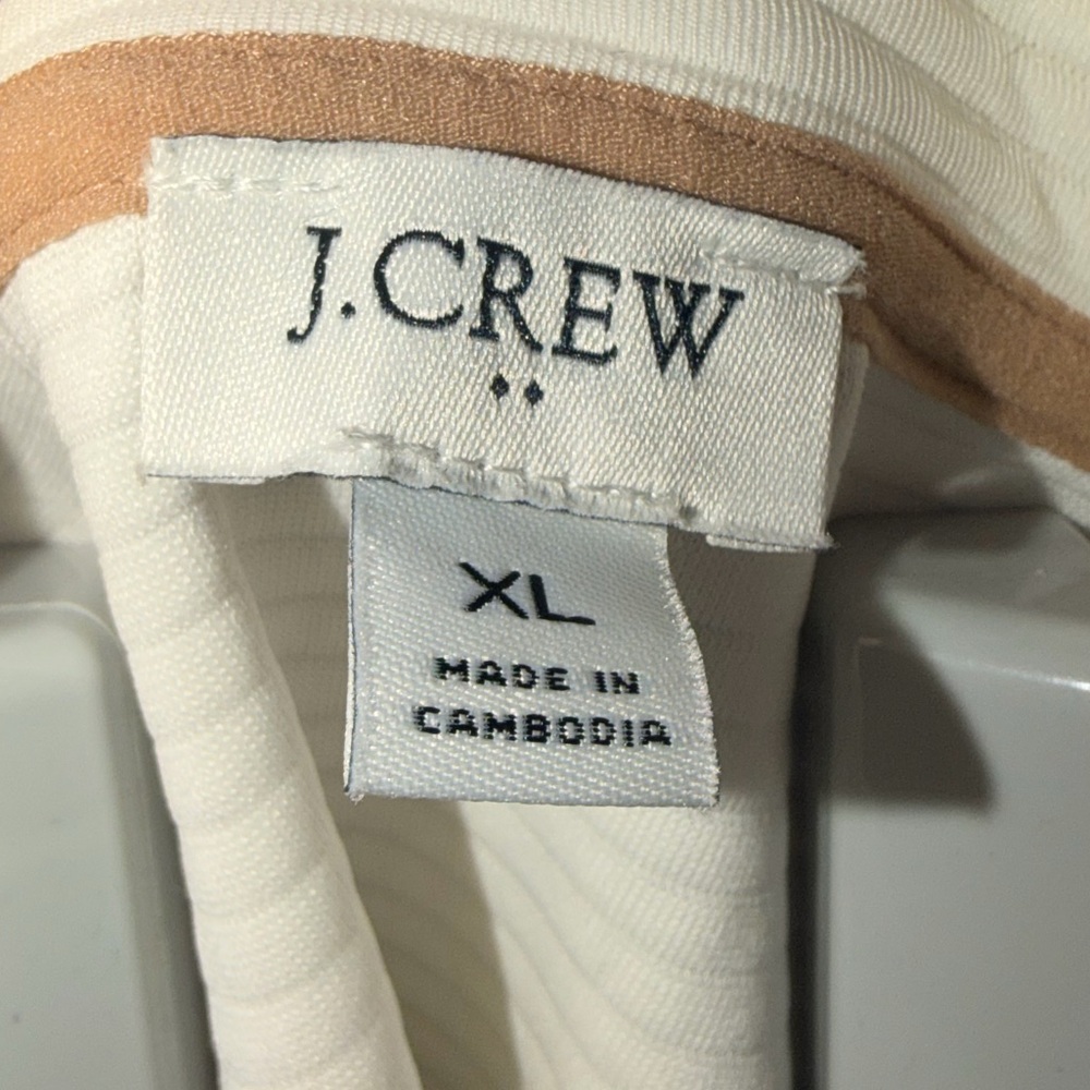 J.Crew Ribbed Snap Collar Pullover - image 2